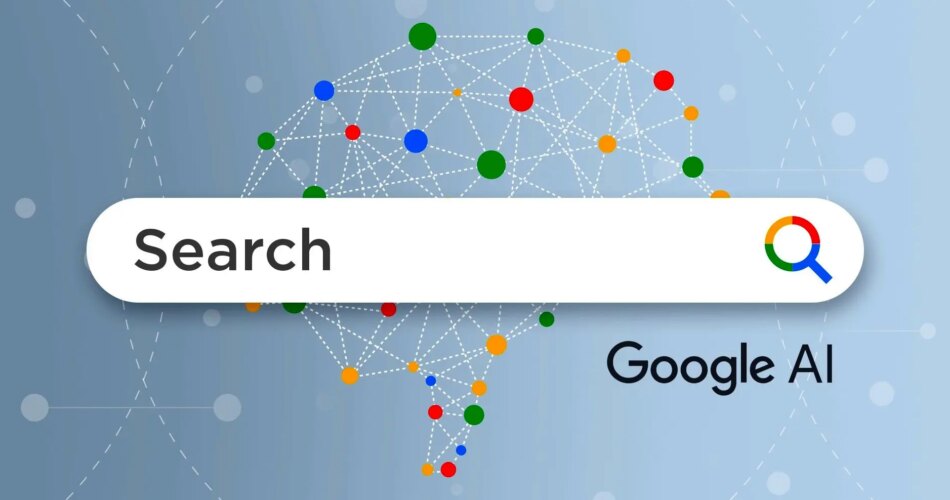 Googles AI Search Article main graphic v4 چی تو وب