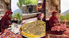 طرز تهیه نان محلی با آرد، سیر، کره و بادمجان کبابی (فیلم) 1 2200438 283 چی تو وب
