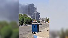 آتشسوزی گسترده در انبار ضایعات اطراف بندر شهید رجایی (فیلم) 1 2201896 840 چی تو وب