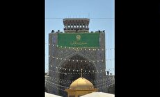 نصب کتیبه نصر من الله و فتح القریب و پرچم ایران در صحنهای حرم مطهر رضوی (فیلم) 1 2203702 537 چی تو وب