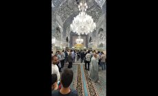 حال و هوای آرام حرم مطهر رضوی پس از حملات امروز به مشهد (فیلم) 1 2205914 706 چی تو وب