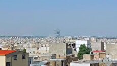 اصابت پرتابه اسرائیل به ایست و بازرسی کاشان (فیلم) 1 2207678 445 چی تو وب